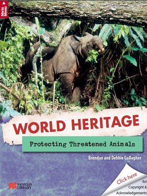 cover image of World Heritage: Protecting Threatened Animals
